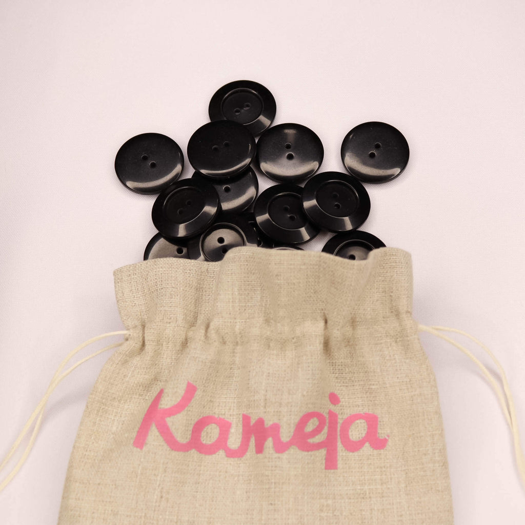 Plastmasas poga Ø28mm - melna
