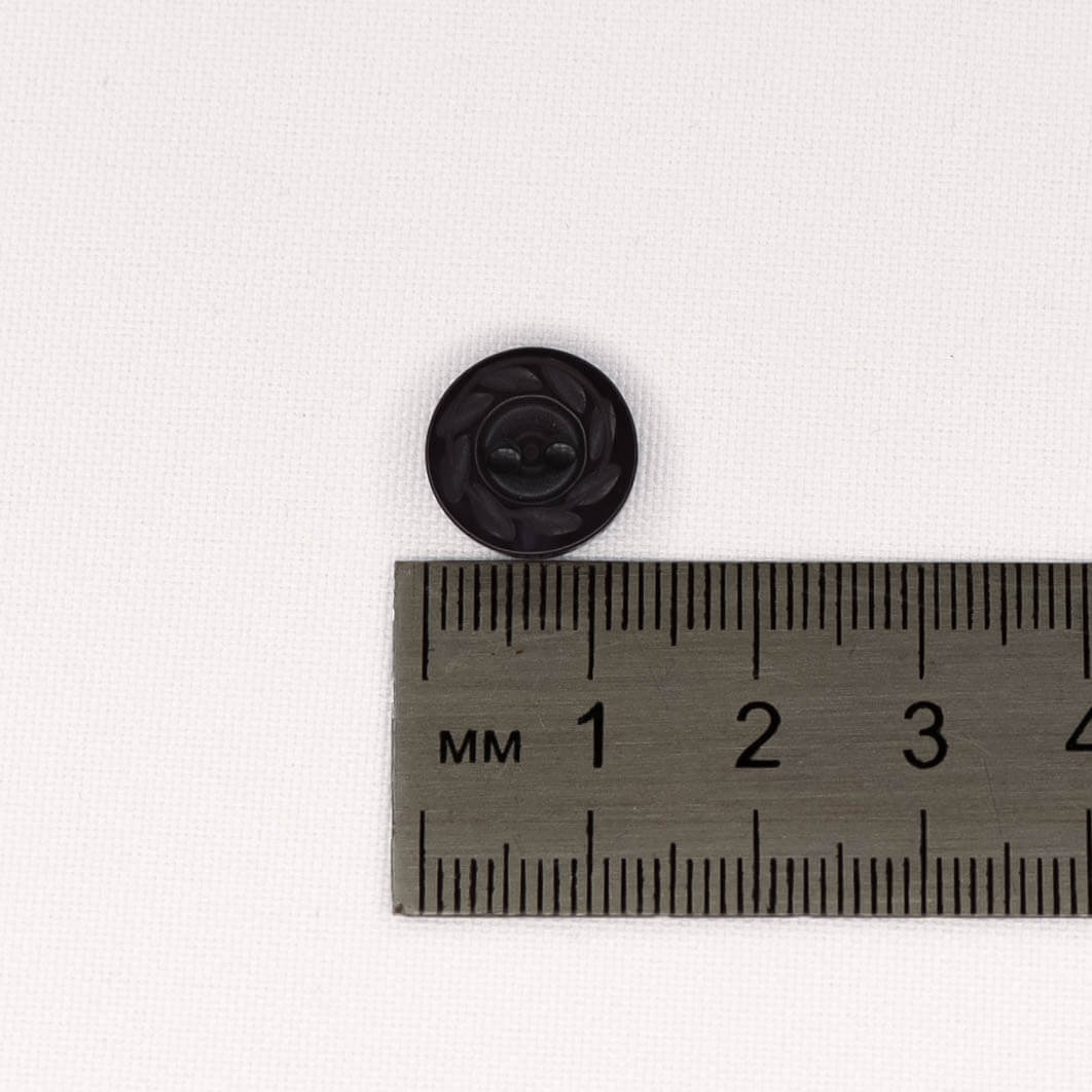 Plastic button Ø15mm | 24' - black