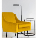 FURNITURE FABRIC - VELVET - DARK YELLOW (MV-48)