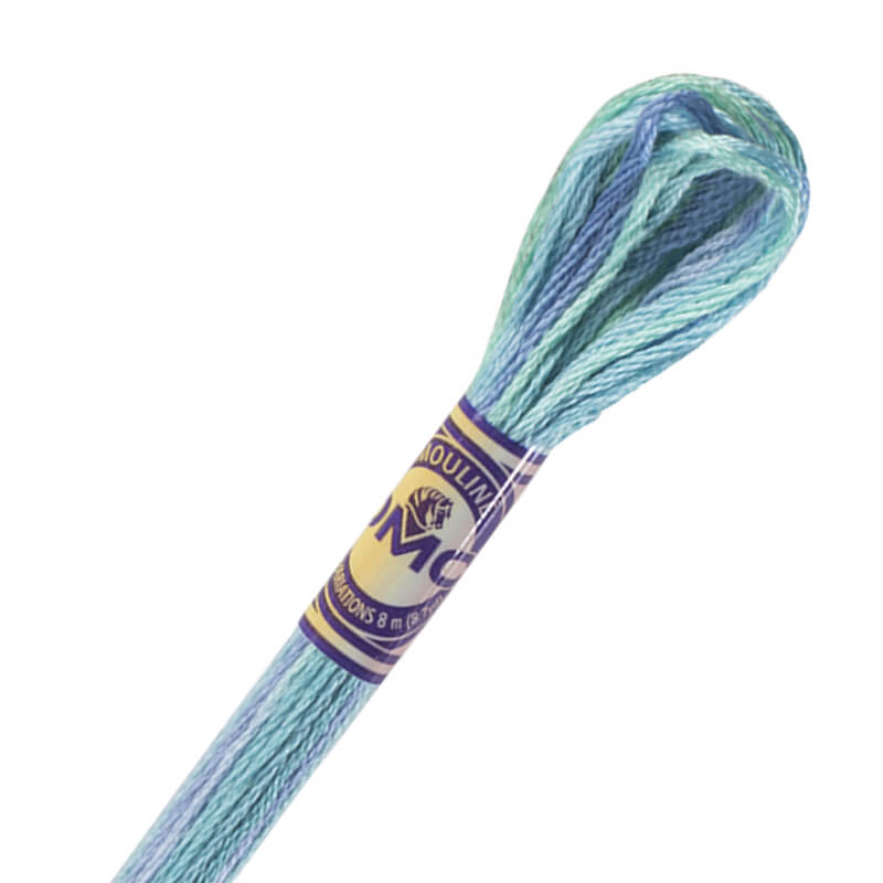 DMC diegs izšūšanai, krāsains