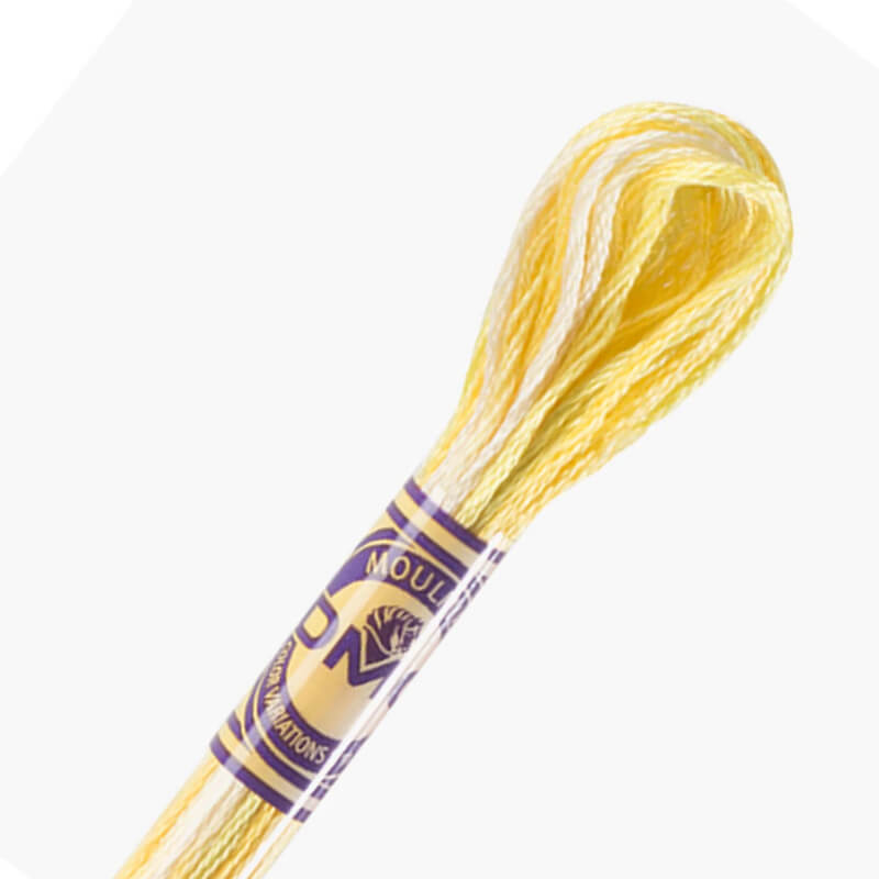 DMC diegs izšūšanai, krāsains