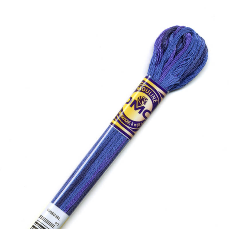 DMC diegs izšūšanai, krāsains