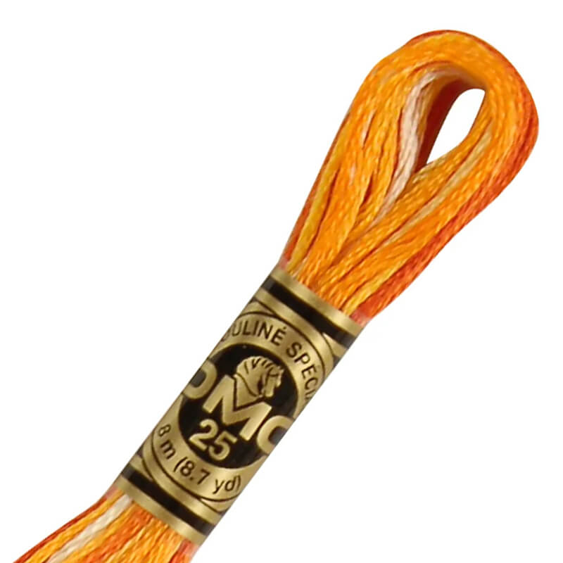 DMC diegs izšūšanai, krāsains