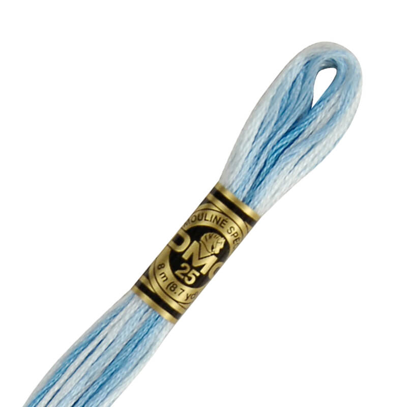 DMC diegs izšūšanai, krāsains