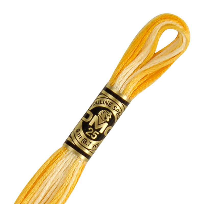 DMC diegs izšūšanai, krāsains