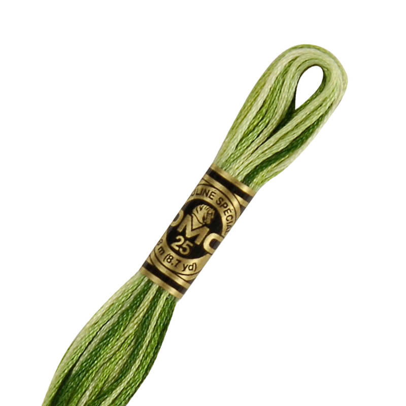 DMC diegs izšūšanai, krāsains