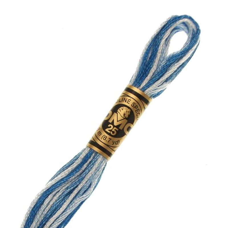 DMC diegs izšūšanai, krāsains