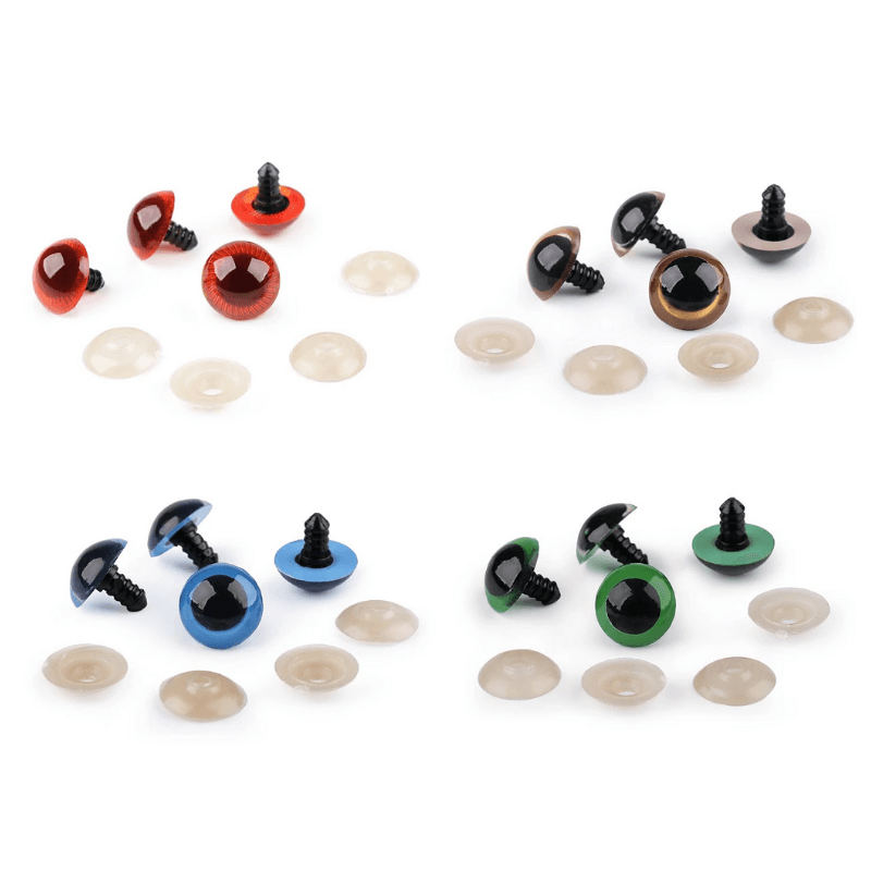 Plastmasas acis rotaļlietām Ø20mm 