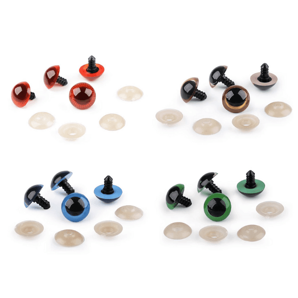 Plastmasas acis rotaļlietām Ø20mm 