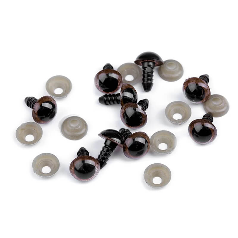 Plastic eyes for toys Ø10mm