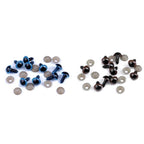 Plastmasas acis rotaļlietām Ø10mm