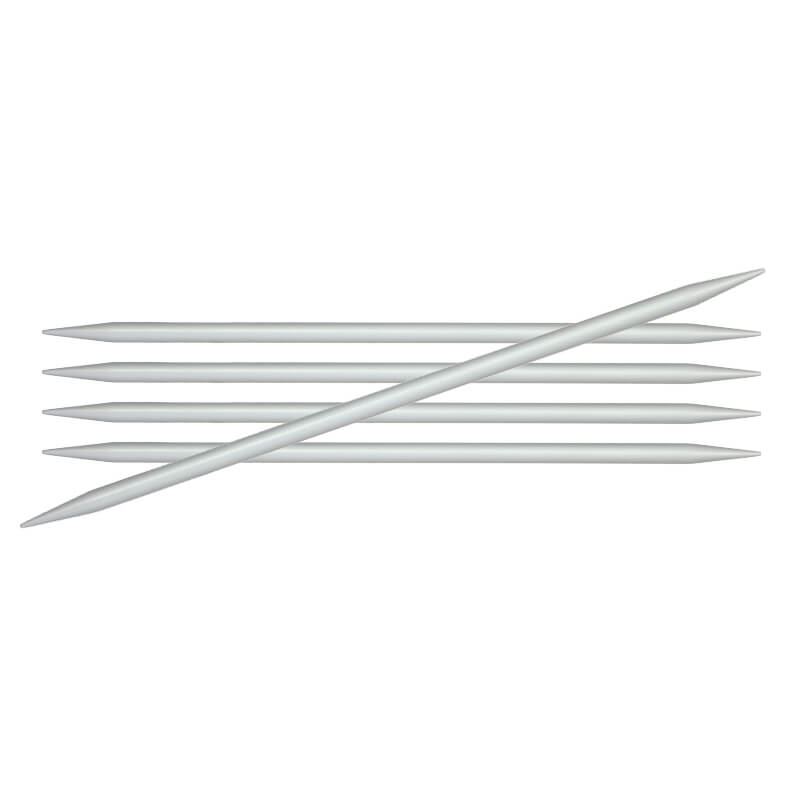 KnitPro Basix aluminum knitting needles 20cm