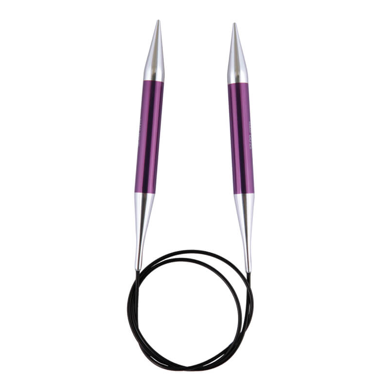KnitPro ZING alumīnija apaļadāmadata 80cm