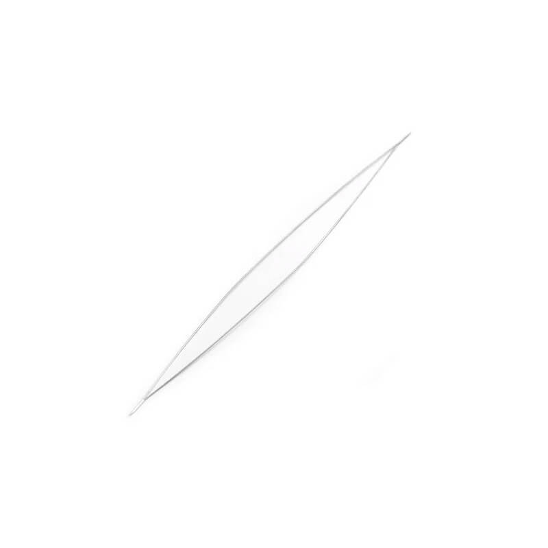 Beading needle with large eye