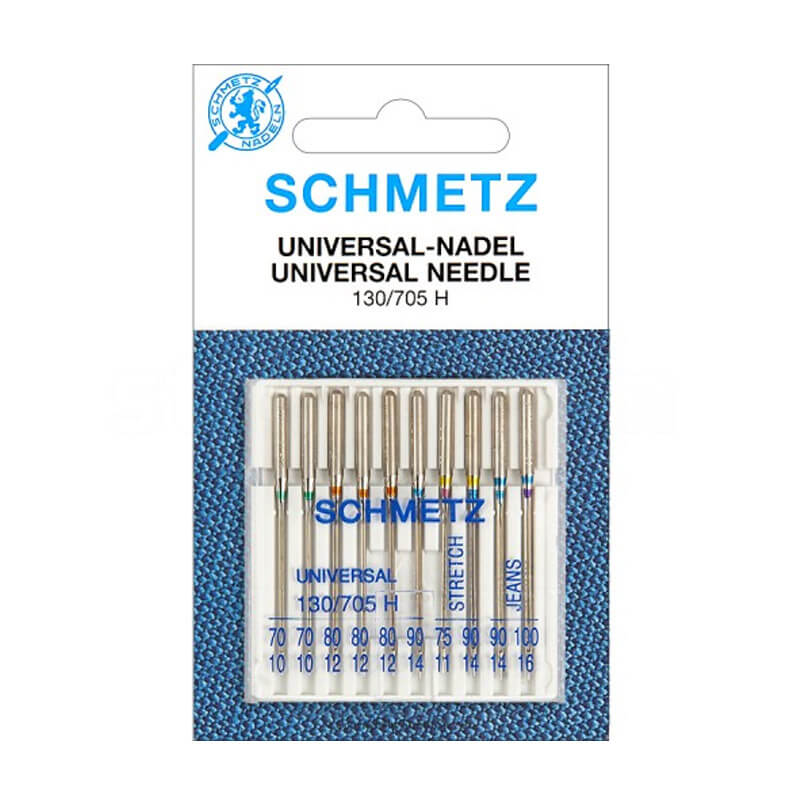 SCHMETZ Universal | Stretch | Jeans šujmašīnu adatu komplekts 70; 75; 80; 90; 100