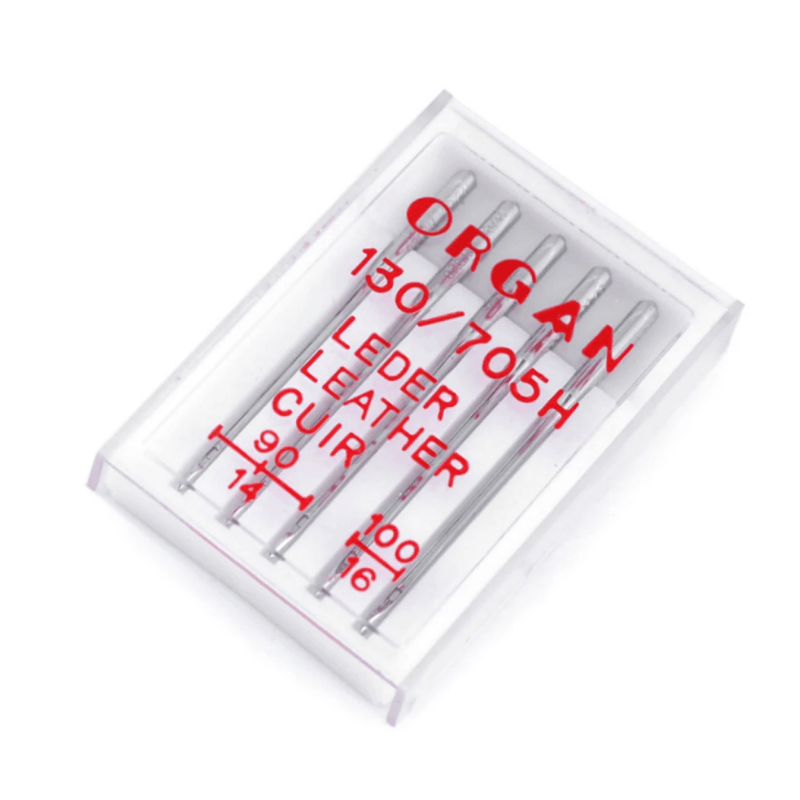 Organ Leather šujmašīnas adatas ādai 130/705 H 90;100