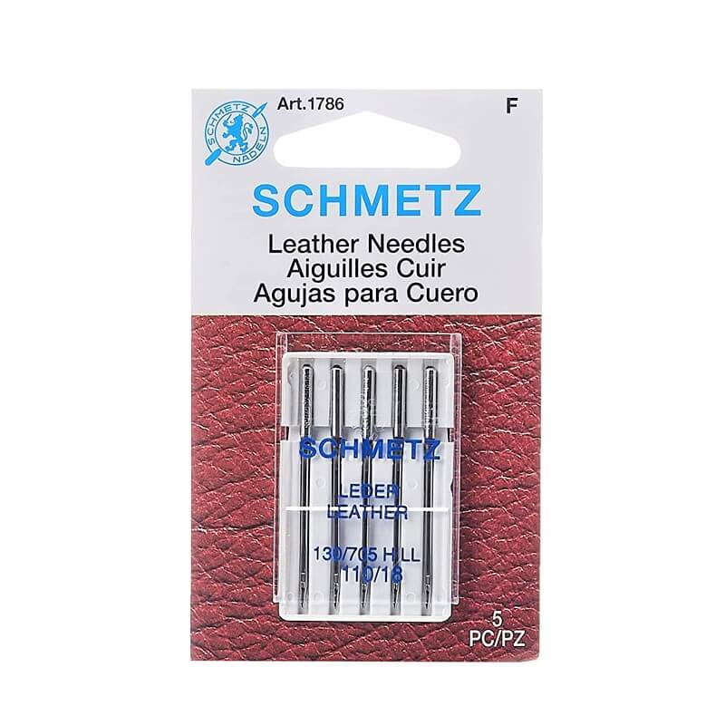 SCHMETZ Leather šujmašīnas adatas ādai 130/705 HLL