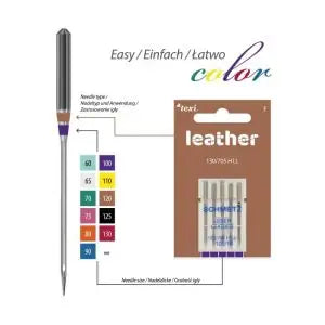 SCHMETZ Leather šujmašīnas adatas ādai 130/705 HLL