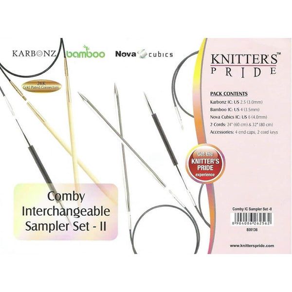 KnitPro skrūvējamo apaļadāmo adatu komplekts Set-2