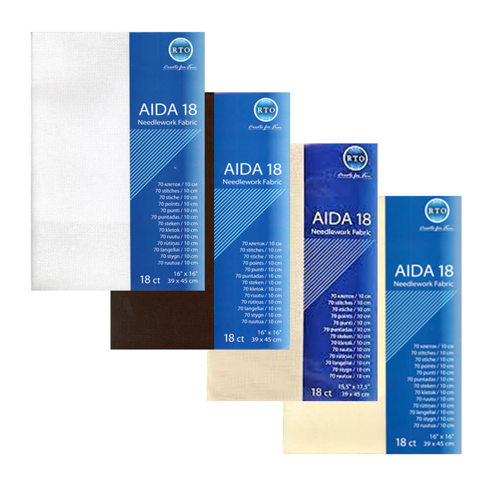 RTO AIDA 18 audums izšūšanai 39x45cm