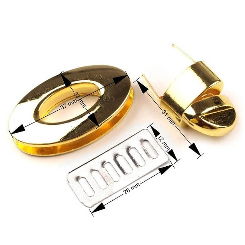 Clasp 23x37mm - swivel
