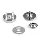 Magnetic clasp Ø18mm - 2 black nickel 060993