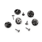 Brooch blank / base Ø11mm - nickel