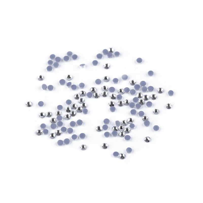 Piegludināmie akmentiņi Ø2mm - caurspīdīgi