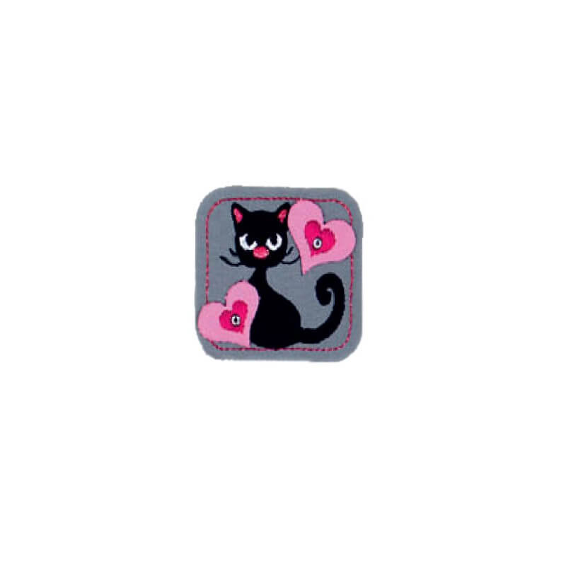 Decorative iron-on applique – cat