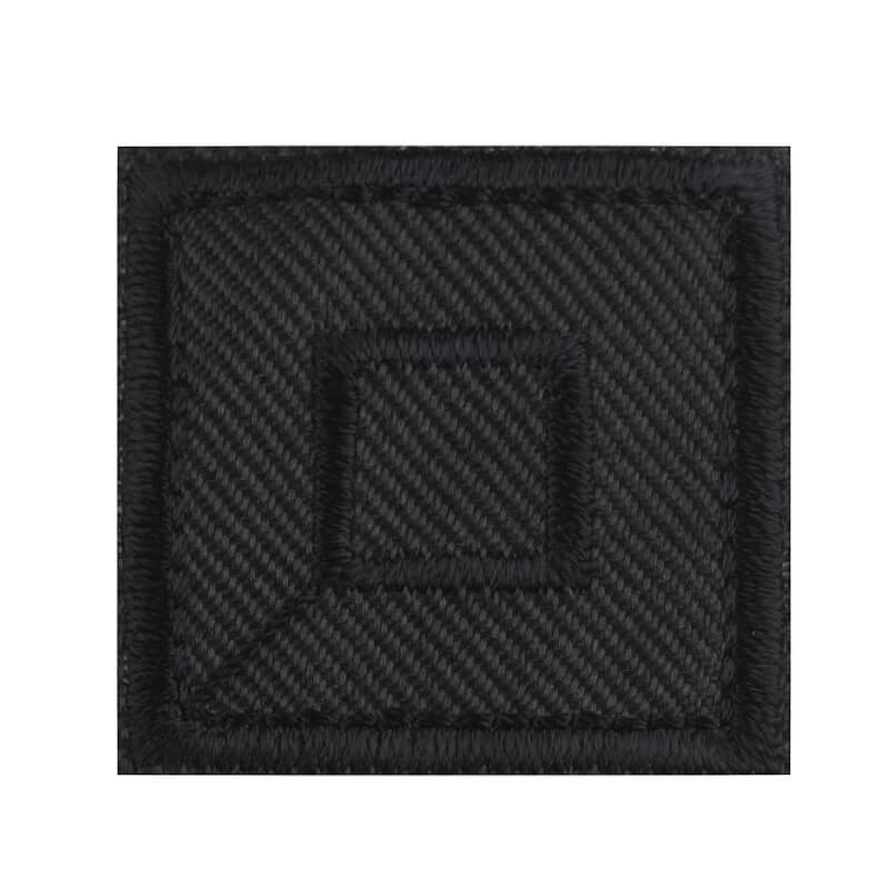 Decorative iron-on applique - square 390520
