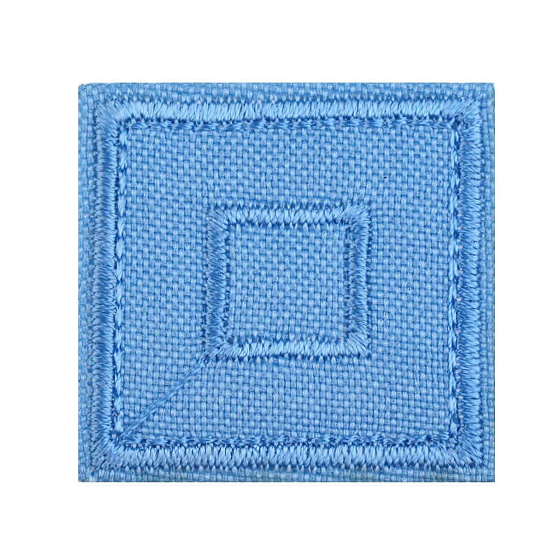 Decorative iron-on applique - square 390520