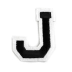 Decorative iron-on applique – black and white letters