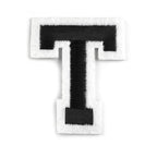 Decorative iron-on applique – black and white letters
