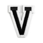 Decorative iron-on applique – black and white letters