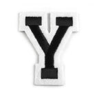 Decorative iron-on applique – black and white letters