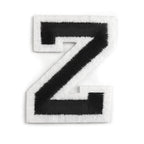 Decorative iron-on applique – black and white letters