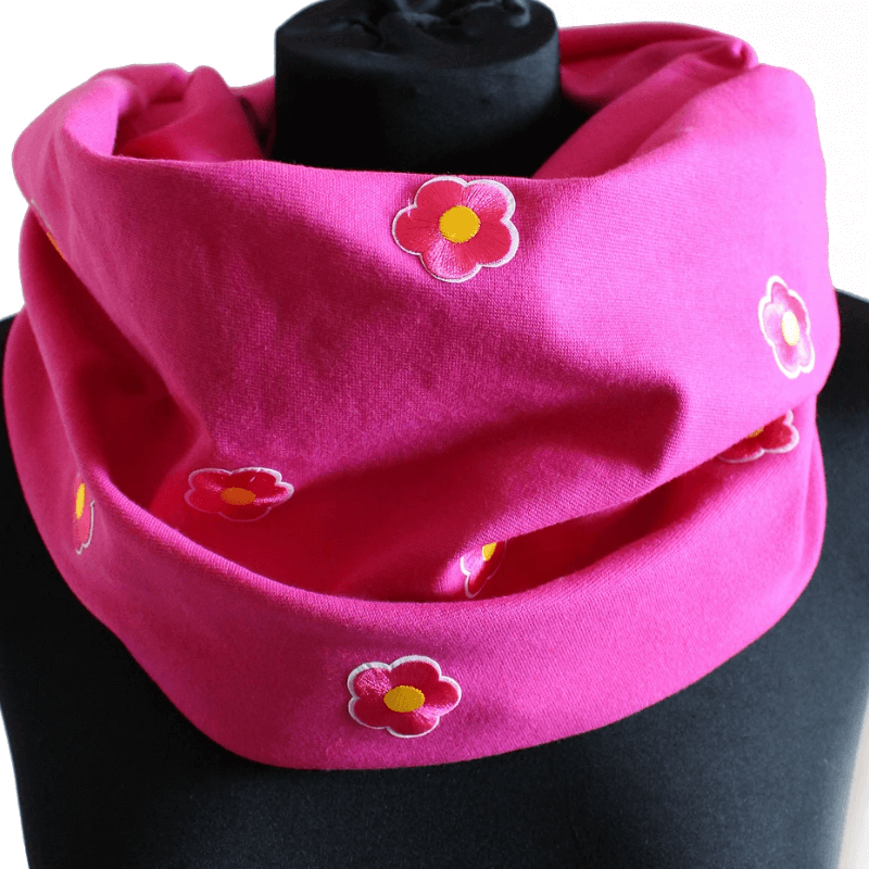 Decorative iron-on applique - flower 390561