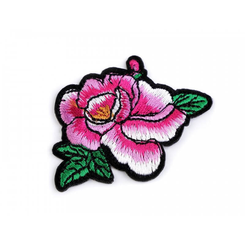 Dekoratīva piegludināma aplikācija – roze
