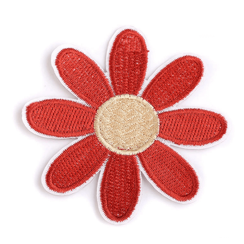 Decorative iron-on applique – flower 390664