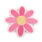 Decorative iron-on applique – flower 390664
