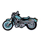 Decorative iron-on applique - motorcycle 400020