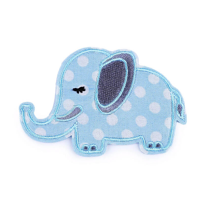 Decorative iron-on applique - elephant 400023