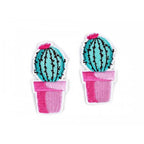 Decorative iron-on applique - cacti