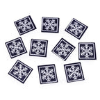 Decorative iron-on applique 3x3cm – snowflake