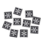 Decorative iron-on applique 3x3cm – snowflake