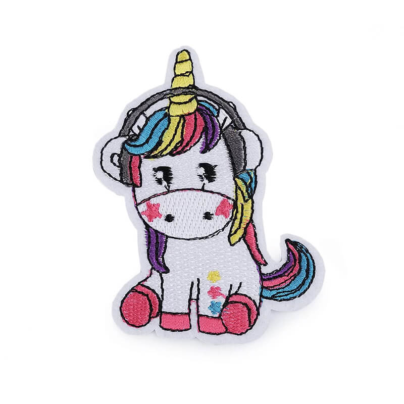 Decorative iron-on applique - unicorn