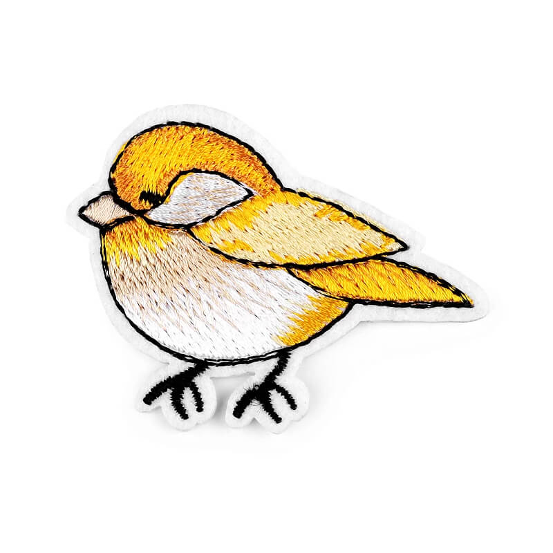 Decorative iron-on applique - bird