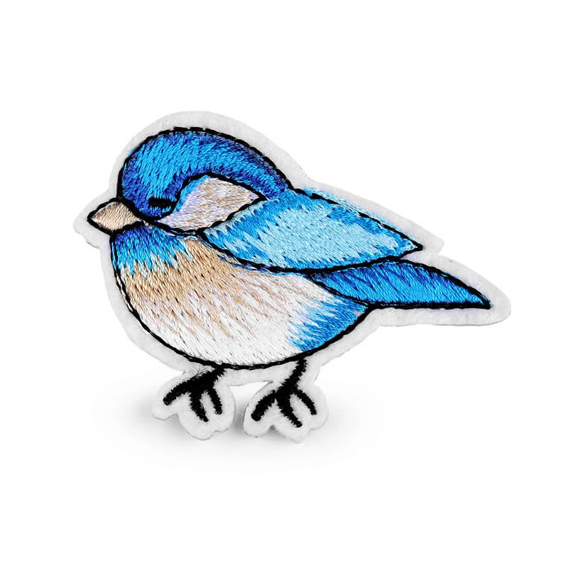 Decorative iron-on applique - bird