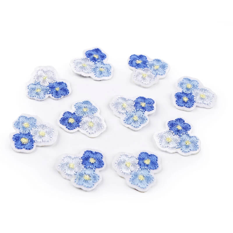 Decorative iron-on applique - flowers 400196