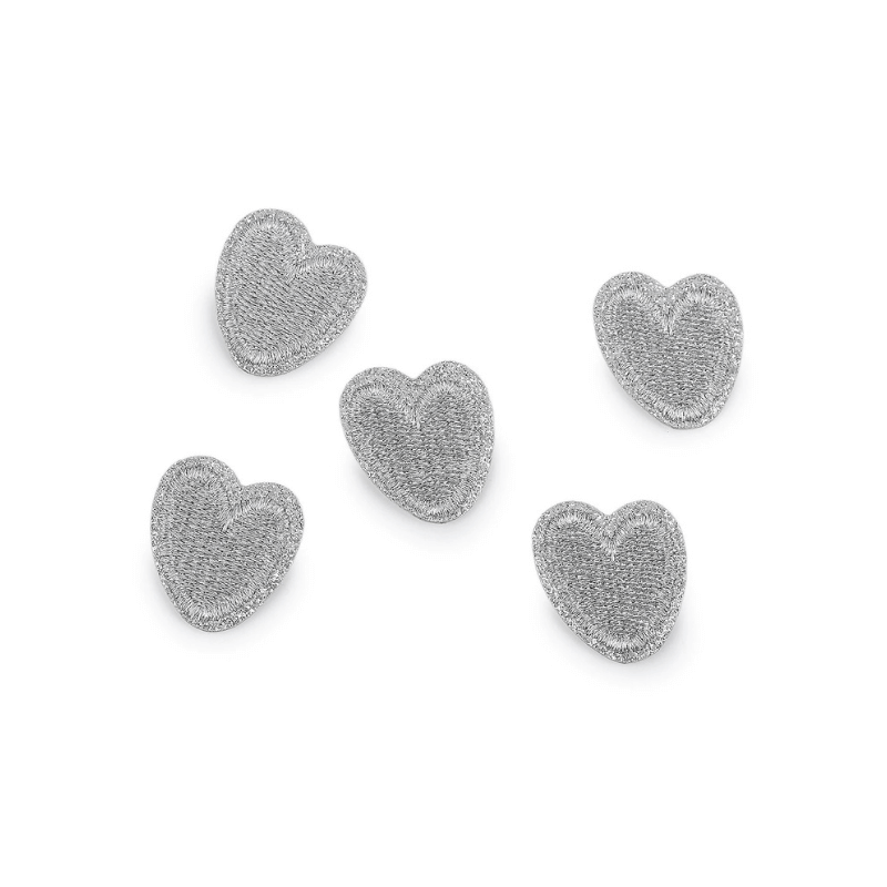Dekoratīva piegludināma aplikācija 2,3x2,5cm – sirsniņas